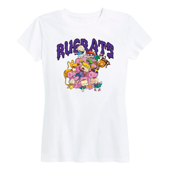 Rugrats - on Pink Couch - Women's Short Sleeve Graphic T-Shirt