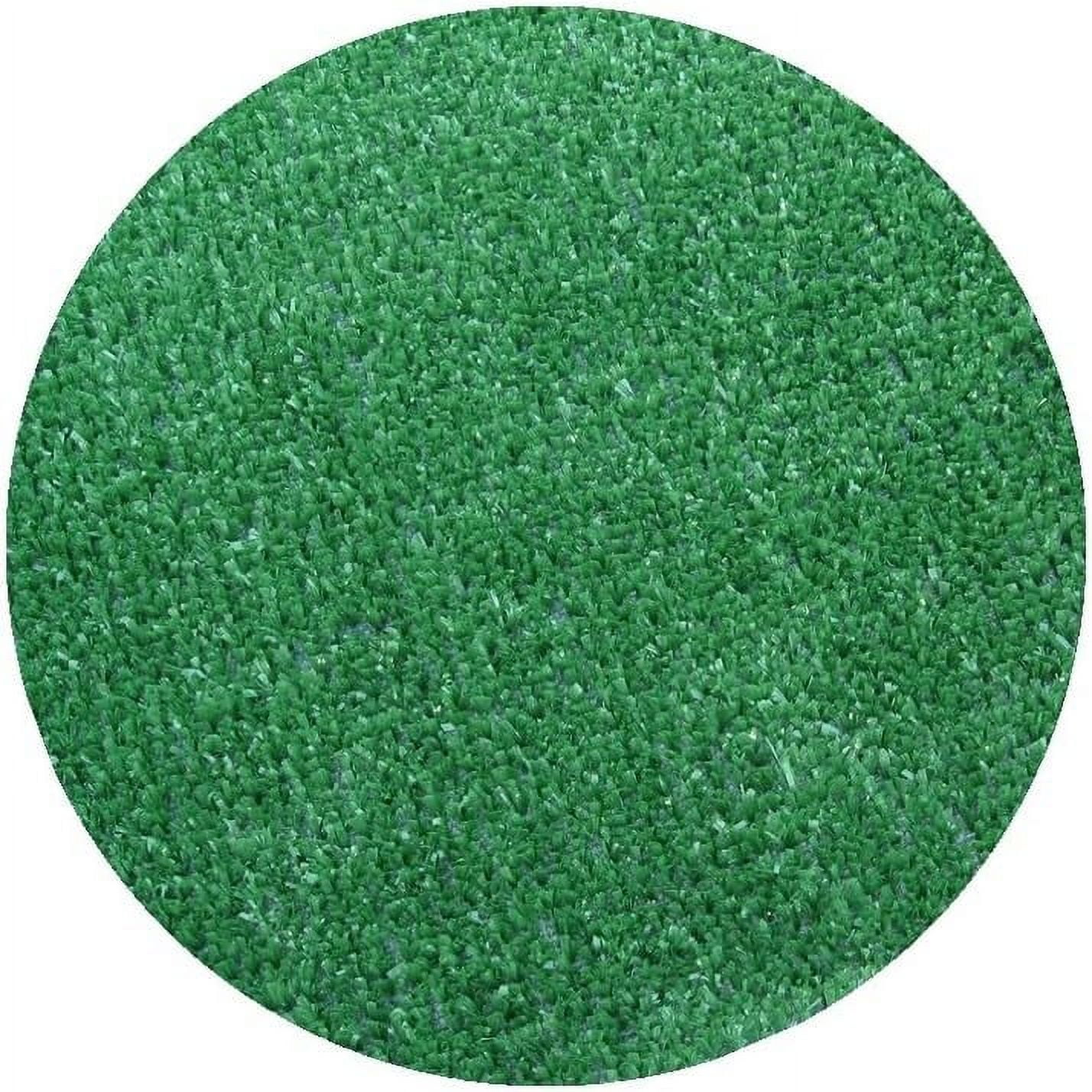 Rugs 10' Round Green Economy Turf/Artificial Grass Light Weight