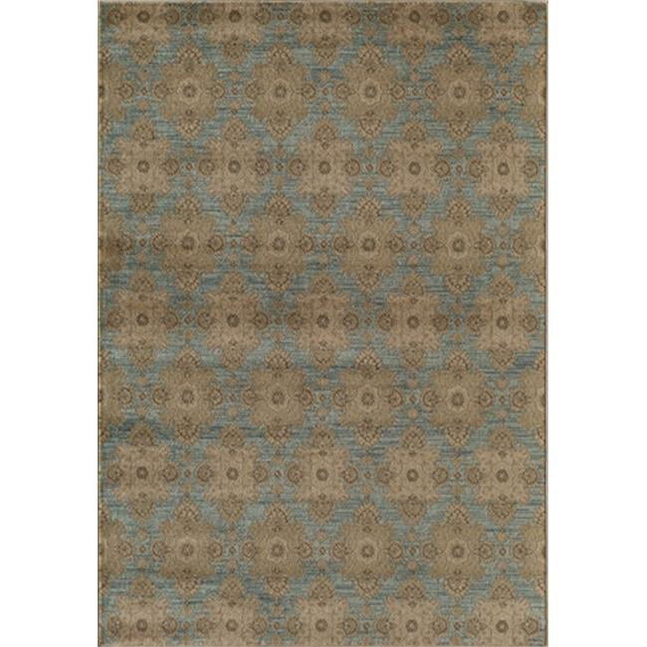 Rugs America 24842 2 ft. x 2 ft. 11 in. Rallye Blue Rectangular Area Rug