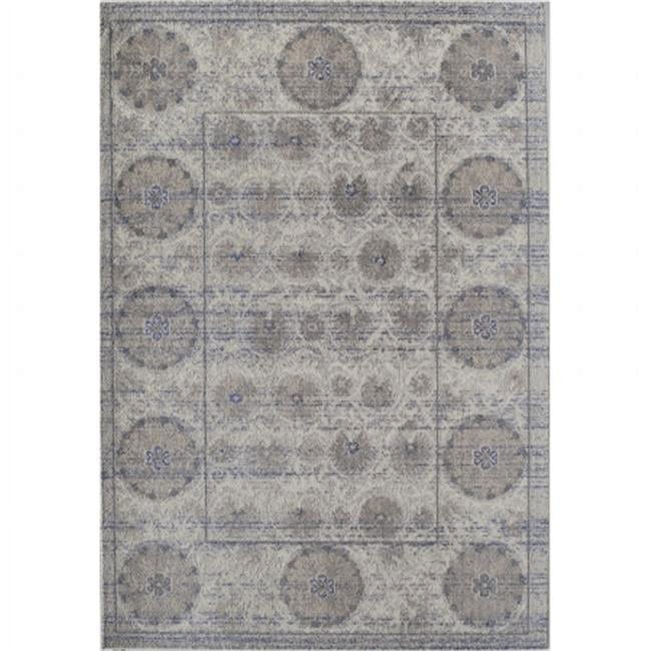 Rugs America 25516 Beverly Gray Abstract Rug, 7 ft. 10 in. x 9 ft. 10 in.