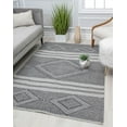 thumbnail image 1 of Rugs America Andres SN20A Sunray Geometric Vintage Black Area Rug, 5'3" x 7'0", 1 of 7