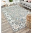 thumbnail image 1 of Rugs America Aubrey LR20D Spring Fog Transitional Traditional Gray Area Rug, 5'3"x7', 1 of 5