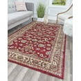 thumbnail image 1 of Rugs America Bardot BS010 Classic Burgundy Transitional Traditional Red Area Rug, 2'5''x8', 1 of 4