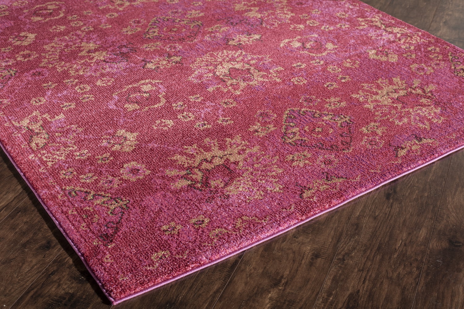 Fuchsia Rug Abstract Rugs America Beverly Collection Fuchsia BV500B Transitional Abstract ...