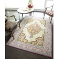 thumbnail image 1 of Rugs America Beverly Ivory Rust Area Rug, 1 of 4