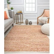 Rugs America Blush Confetti DR10B Solid Farmhouse Orange Area Rug, 2 0 x3 0