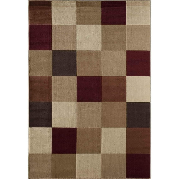 Rugs America Bowery Red Area Rug - 5' x 8'
