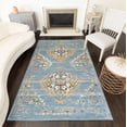 thumbnail image 1 of Rugs America Bradford KH40B Lapis Tribal Moroccan blue Area Rug, 8'x10', 1 of 3