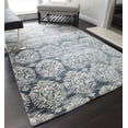 thumbnail image 1 of Rugs America Brighton Collection Crystal Blue BH500A Transitional Oriental Area Rug 2'3" x 8', 1 of 2