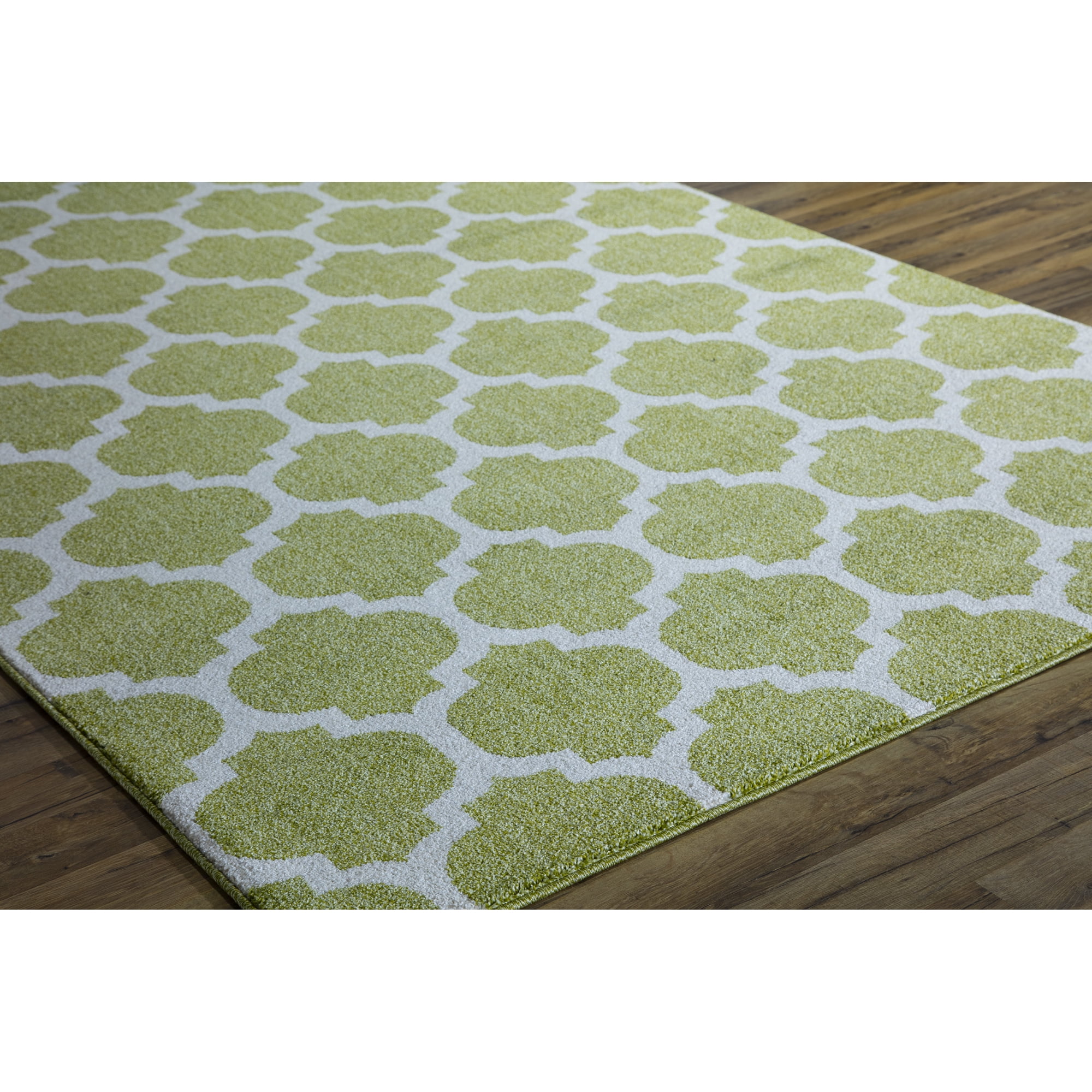 Rugs America Brooklyn Collection Green Ivory BK100E Contemporary Geometric  Area Rug 2'x2'11 - Walmart.com