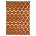 thumbnail image 1 of Rugs America Brooklyn Collection Terra Cotta Ivory BK100D Contemporary Geometric Area Rug 2'x2'11", 1 of 2