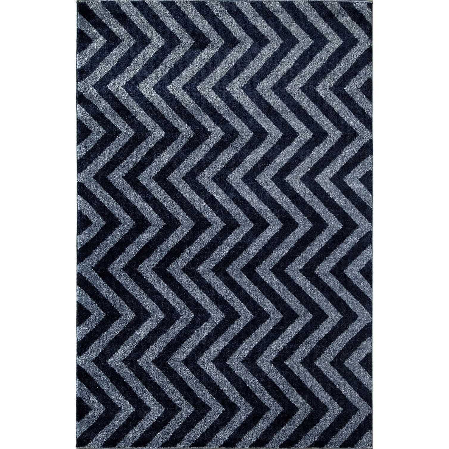 Rugs America Canyon Green Geometric Area Rug Navy Living Room, Bedroom, Dining Room