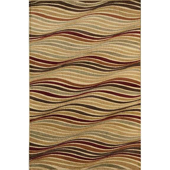 Rugs America Capri Collection Blake 6678A Contemporary Geometric Area Rug 2'3" x 7'10"