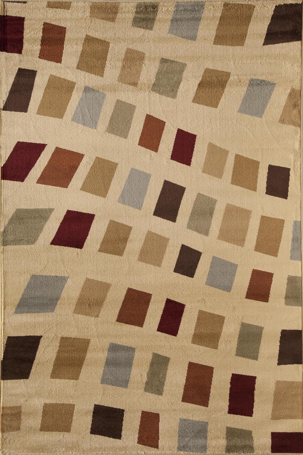 Rugs America Capri Collection Holly 6624A Contemporary Geometric Area Rug 7'10" x 10'10"