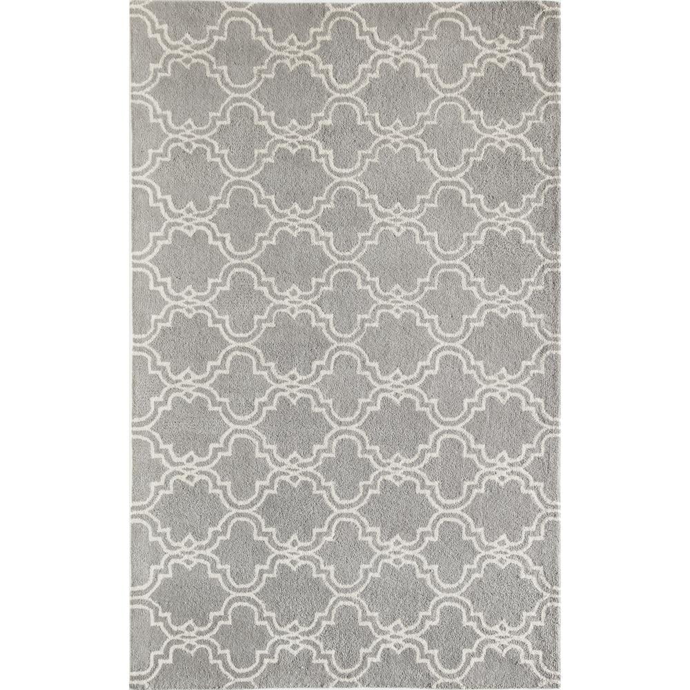 Rugs America Delano Collection Clover Grey DL150 Contemporary Geometric ...