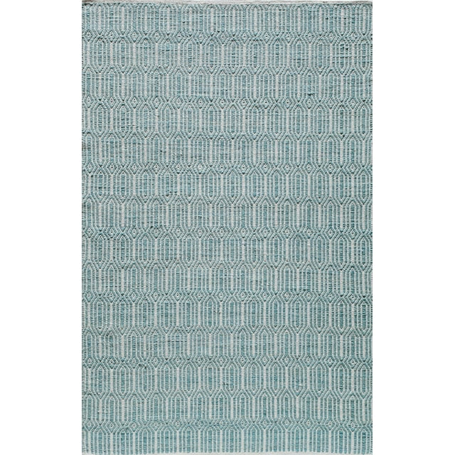 Rugs America Emanuel 6235D Light Blue Geometric Contemporary Blue Area Rug, 2'x3'
