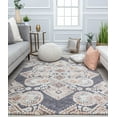 thumbnail image 1 of Rugs America GA25A Silver Majesty Tribal Bohemian Charcoal Area Rug, 2'0"x3'0" Ideal for Living Room, Bedroom, Dining Room and More, 1 of 1