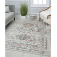 thumbnail image 1 of Rugs America Gallagher GL55D Flaxen Sundara Vintage Transitional Area Rug, 2'6"x4', 1 of 5
