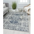 thumbnail image 1 of Rugs America Gallagher GL55F Inky Sundara Vintage Transitional Area Rug, 8'x10', 1 of 5