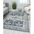 thumbnail image 1 of Rugs America Gallagher GL60C Navy Koti Vintage Transitional Area Rug, 5'3"x7', 1 of 5