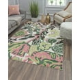 thumbnail image 1 of Rugs America Hanna VA15B May Flowers Floral Transitional White Area Rug, 2'x4', 1 of 9