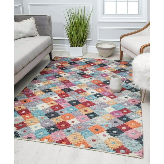 Rugs America Isle IG50A Daisy Doolittle Transitional Vintage Gray Area Rug, 8'0"X10'0"