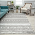 thumbnail image 1 of Rugs America Jaelyn JD60A Coastline Constellation Tribal Bohemian Gray Area Rug, 5'3" x 7'0", 1 of 8