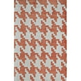thumbnail image 1 of Rugs America Jourdan 2' x 3' Rug in Houndstooth Rust, 1 of 2