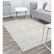 Rugs America Lennox LX10B Misty Cream Oriental Transitional Cream Area Rug, 2x4