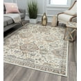thumbnail image 1 of Rugs America Lennox LX50A Sugar Cookie Oriental Transitional Cream Area Rug, 2'x8', 1 of 6
