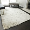 thumbnail image 1 of Rugs America Luster Shag Collection Ivory Coast LS13 Shag Solid Area Rug 7' x 9', 1 of 3