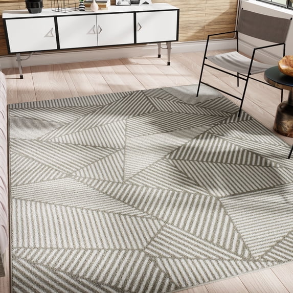Rugs America Matthieu MT15B Contemporary Geometric 8'3"X10'0" Area Rug