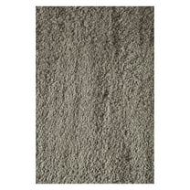 Rugs America Miami Shag Polypropylene Rug, Grey