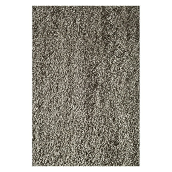 Rugs America Miami Shag Polypropylene Rug, Grey