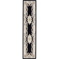 thumbnail image 1 of Rugs America New Aubusson Collection Black 510-320 Traditional European Area Rug 2'3" x 10', 1 of 5