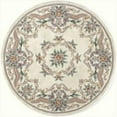 thumbnail image 1 of Rugs America New Aubusson Collection Ivory 510-201 Traditional European Area Rug 6' Round, 1 of 3