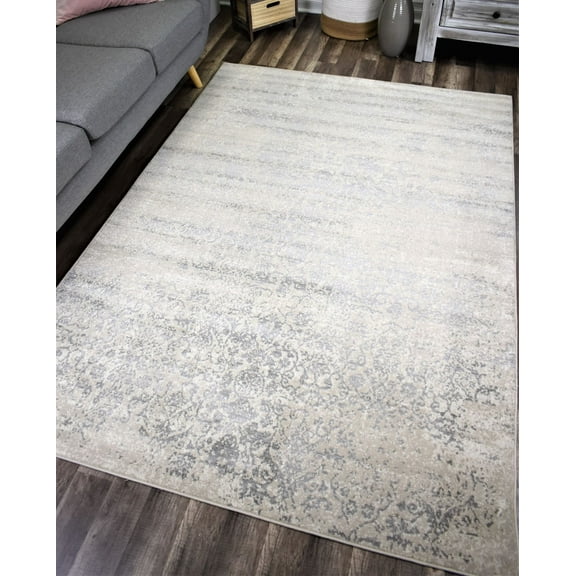 Rugs America Riley Collection Hidden Cove RY20A Vintage Transitional Area Rug 5'0"x7'0"