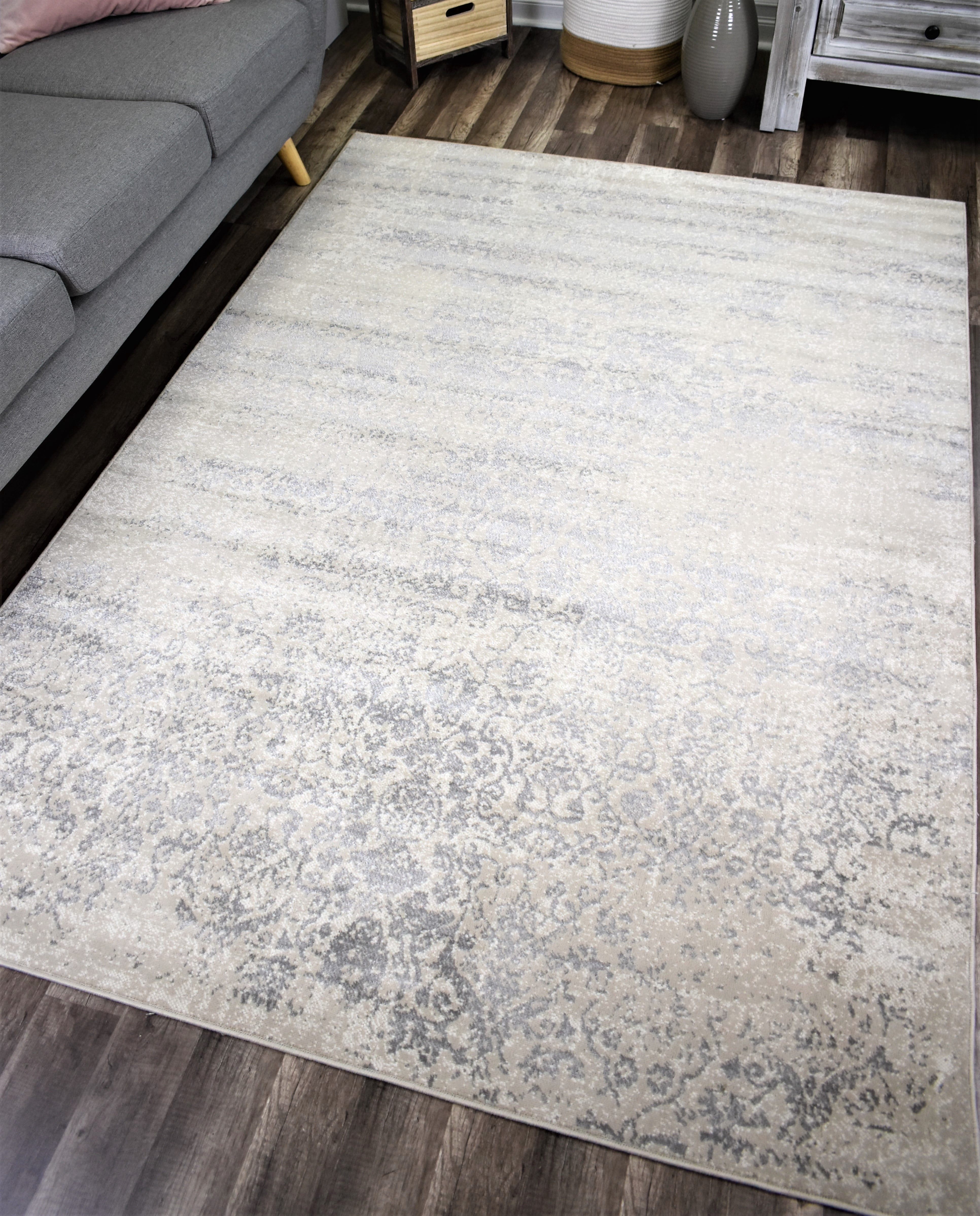 Rugs America Riley Collection Hidden Cove RY20A Vintage Transitional Area Rug 8'0"x10'0"