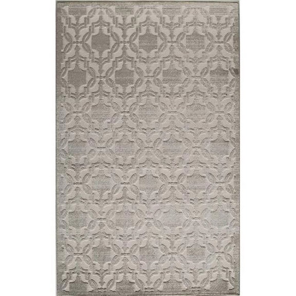 Rugs America Riviera Collection Cream RV500A Transitional Oriental Area Rug 2'7" x 4'11"