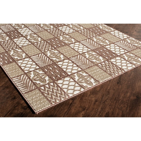 Rugs America Riviera Collection Rust RV400A Transitional Oriental Area Rug 2'2" x 8'