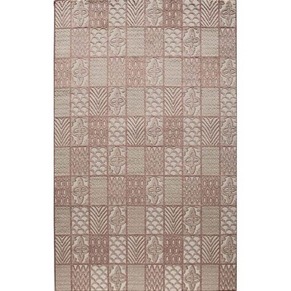 Rugs America Riviera Collection Rust RV400A Transitional Oriental Area Rug 8' x 10'