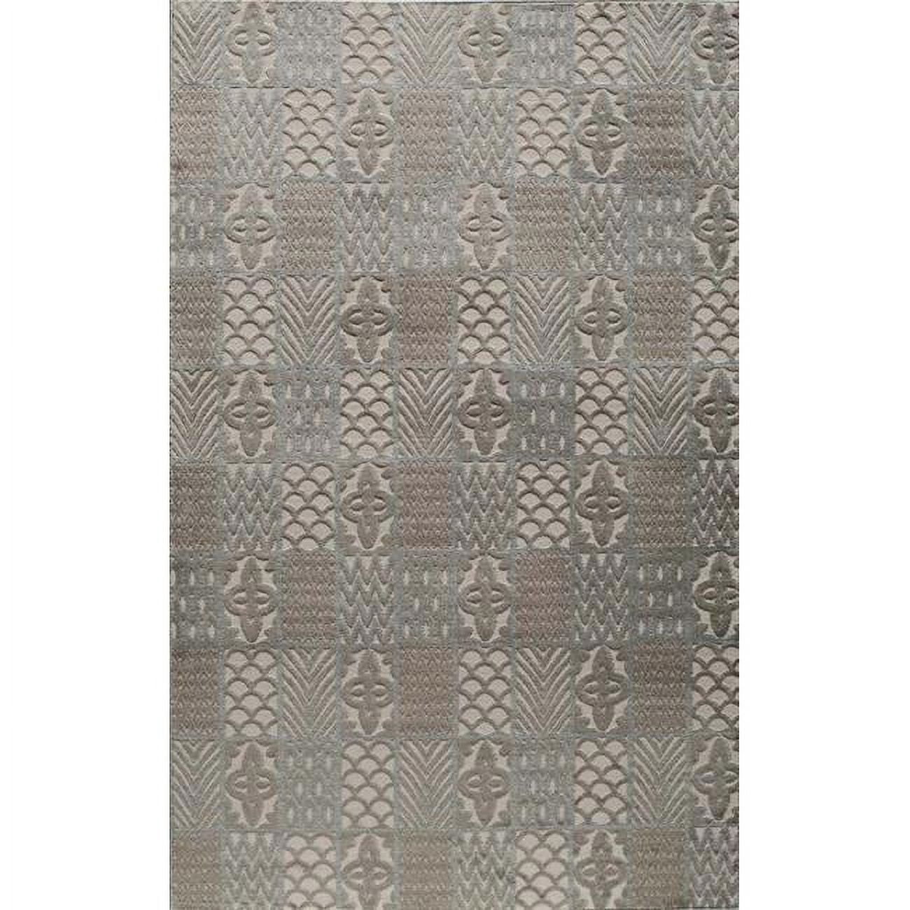 Rugs America Riviera Collection Light Blue RV400D Transitional Oriental Area Rug 5' x 8'