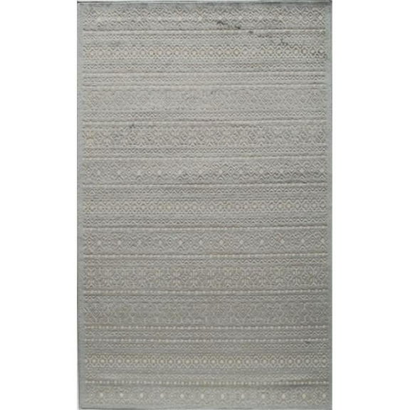 Rugs America Riviera Oriental Transitional Area Rug, Gray
