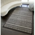 thumbnail image 1 of Rugs America Riviera Collection Charcoal RV300C Transitional Oriental Area Rug 2'2" x 8', 1 of 5