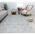 thumbnail image 1 of Rugs America Romeo JL70A Misty Gray Abstract Vintage Gray Area Rug, 8'0"X10'0", 1 of 6