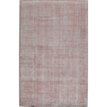 Rugs America Sandra 6195B Stonewash Crimson Solid Contemporary Red Area Rug, 8'x10'