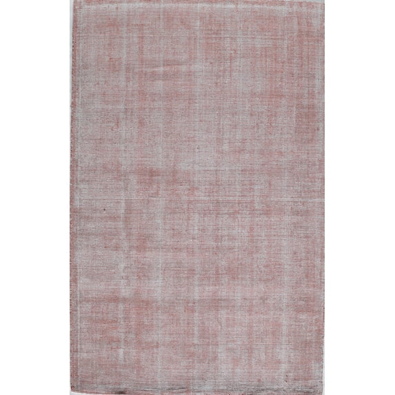 Rugs America Sandra 6195B Stonewash Crimson Solid Contemporary Red Area Rug, 8'x10'