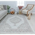 thumbnail image 1 of Rugs America Silas SM30B Silver Bells Abstract Vintage White Area Rug, 2'6" x 4', 1 of 6
