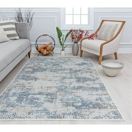 Rugs America Juliette Collection White Blush Vintage Area