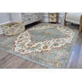 thumbnail image 1 of Rugs America Skylar PT40A Antigua Transitional Vintage Light Blue Area Rug, 2'2"x4', 1 of 3
